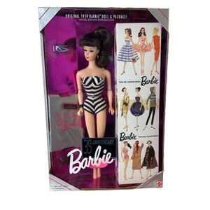 Vintage 1993 35th Anniversary Swimsuit Barbie-1959 Special Edition Reproduction